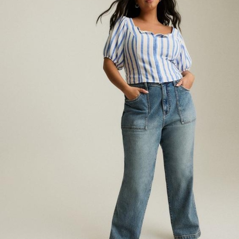 Torrid Classic Blue Straight Leg Jeans